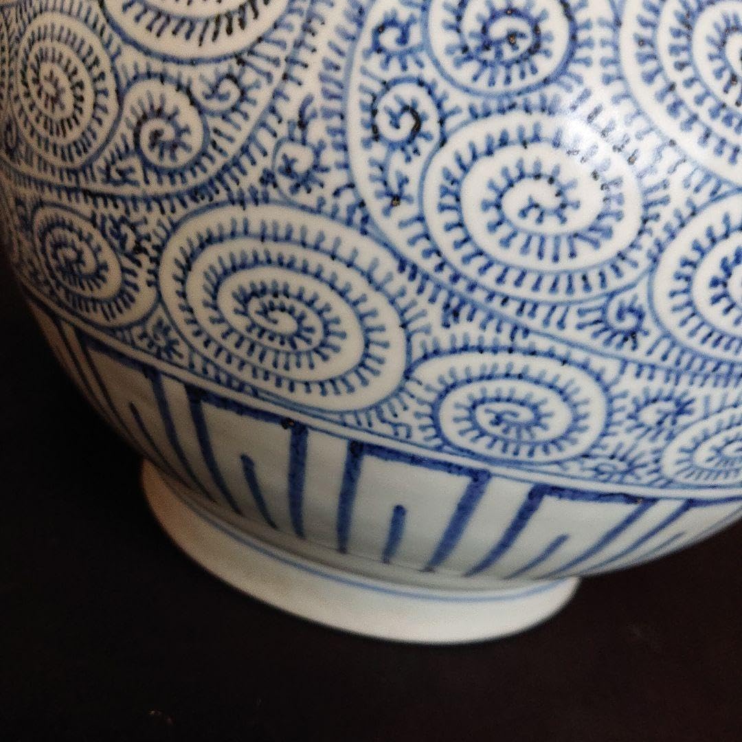 古伊万里 蛸唐草 大徳利 一輪挿し 花入 花瓶